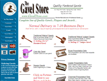 Tablet Screenshot of gavelstore.com